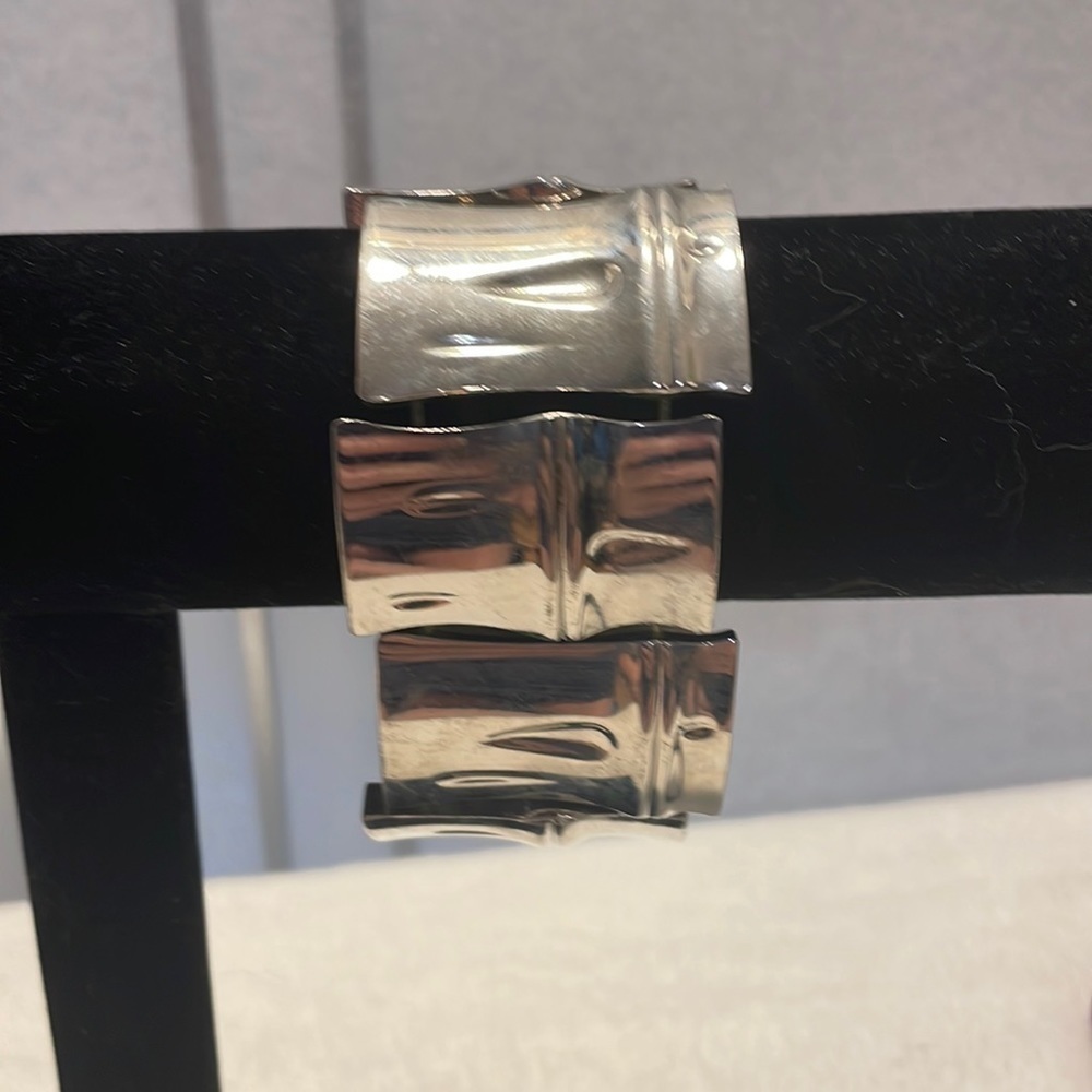 Chico’s Silver Stretchable Bracelet - image 1